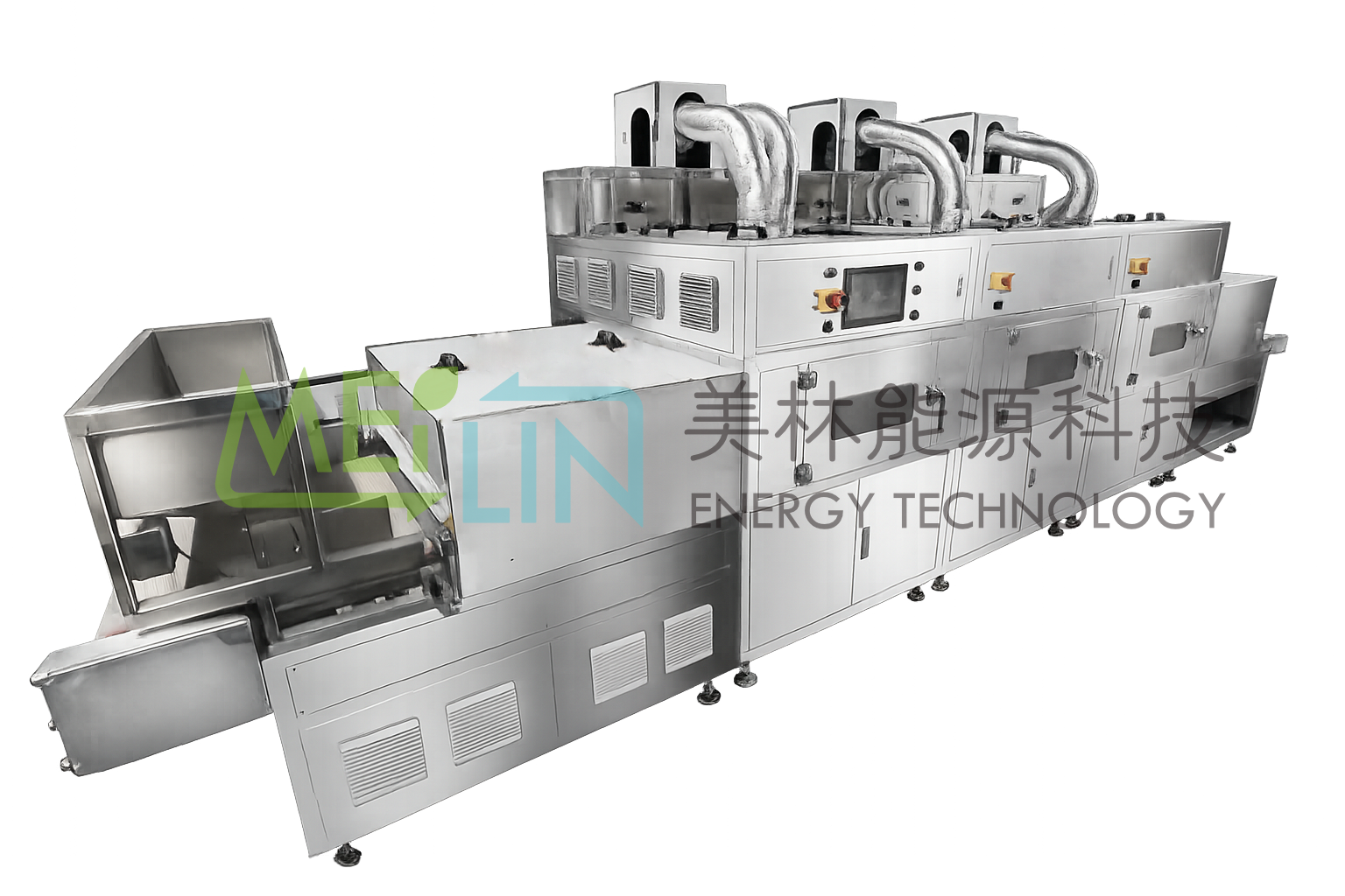 27KW 模組化連續式微波乾燥系統 - 連續式微波乾燥設備 - 美林能源科技